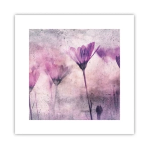 Poster - Een droom van bloemen - 30x30 cm