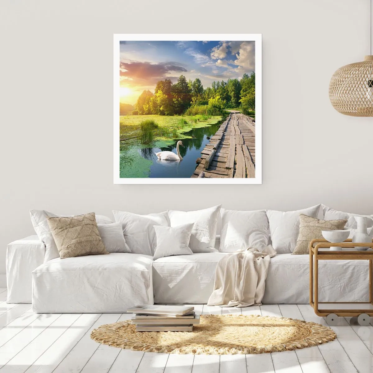 Poster - Zomer, zomer overal - 60x60 cm