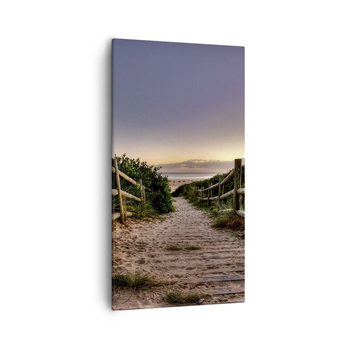 Schilderen op canvas - Het doel is al zichtbaar - 55x100 cm