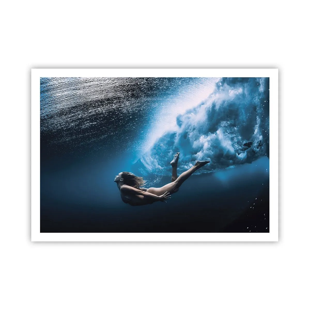 Poster - Een moderne zeemeermin - 100x70 cm