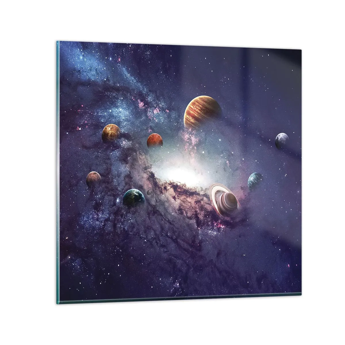 Schilderen op glas - Zonne-dans systeem - 60x60 cm