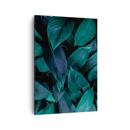 Schilderen op canvas - Groen op zichzelf - 50x70 cm