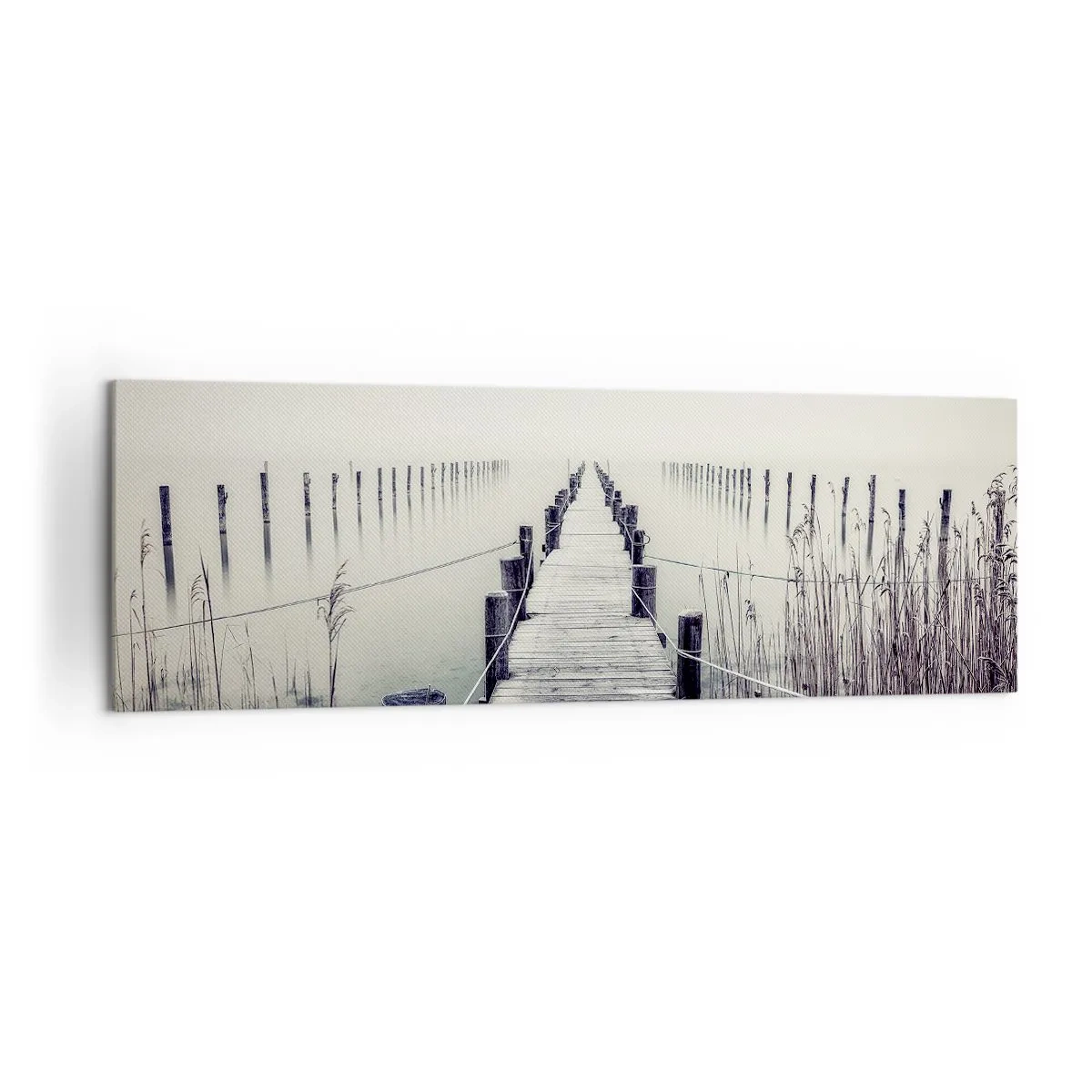 Schilderen op canvas - Dompel jezelf onder in vrede - 160x50 cm