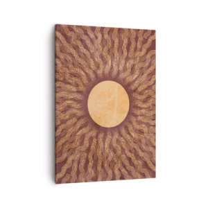Schilderen op canvas - Zon icoon - 50x70 cm