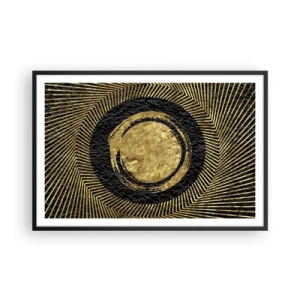 Poster in een zwarte lijst - Glamour-compositie - 91x61 cm