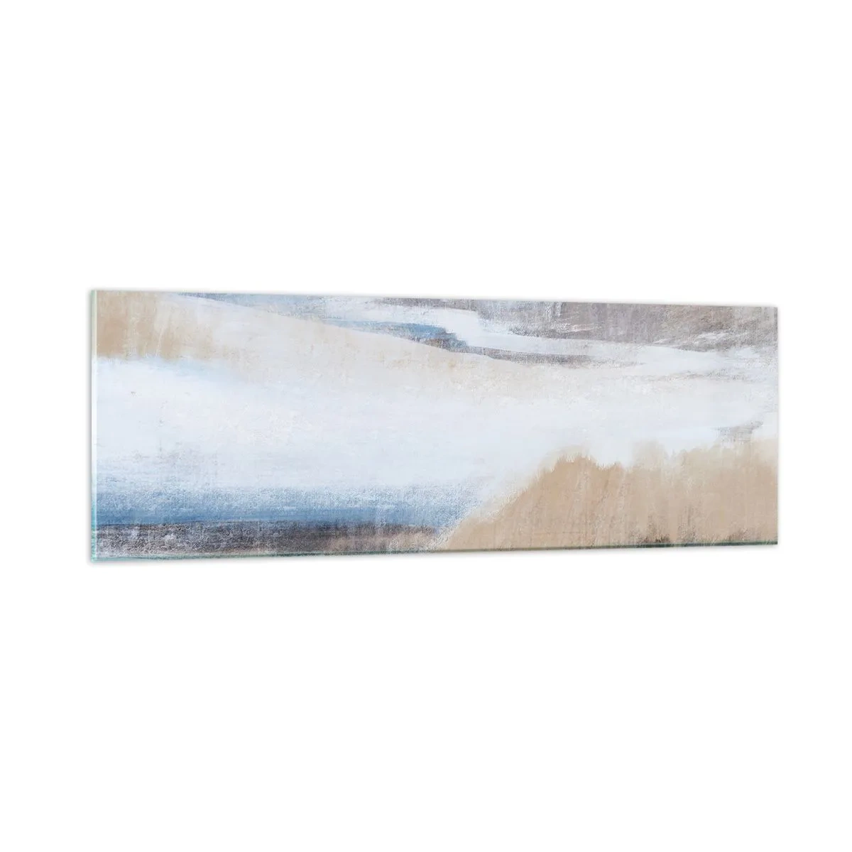 Schilderen op glas - Winterse compositie - 90x30 cm