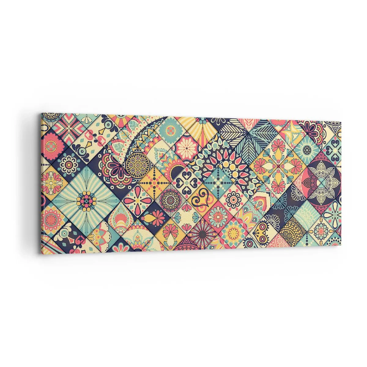 Schilderen op canvas - Marokkaanse sfeer - 100x40 cm