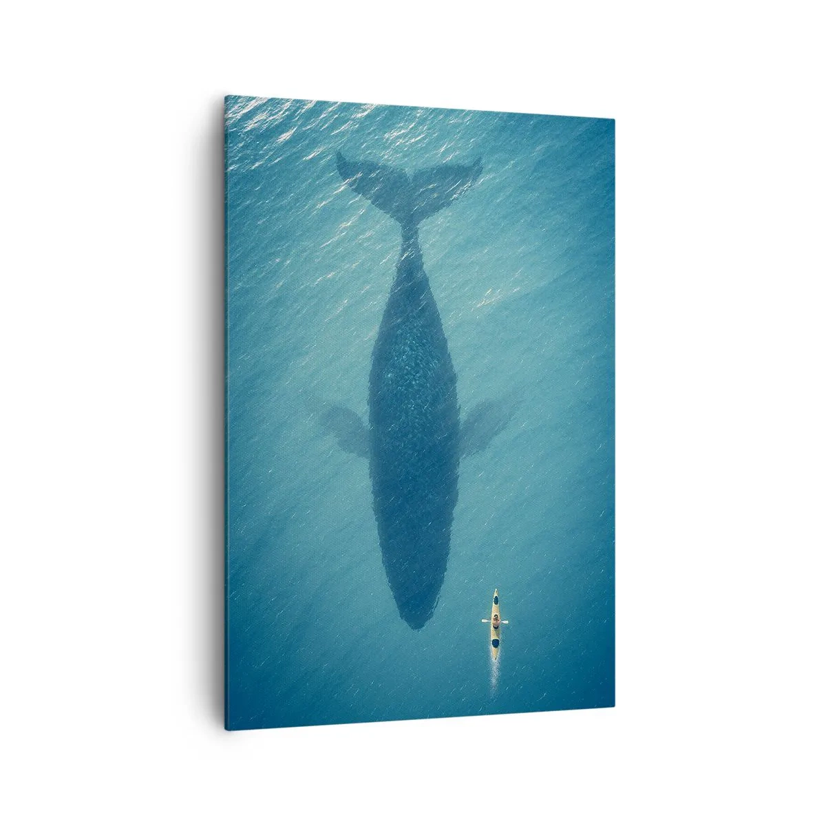 Schilderen op canvas - Ontmoeting aan de oceaan - 70x100 cm