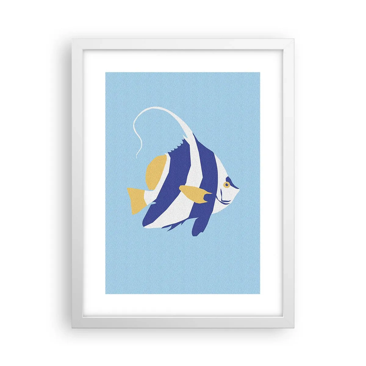 Poster in een witte lijst - Miss tropische wateren - 30x40 cm