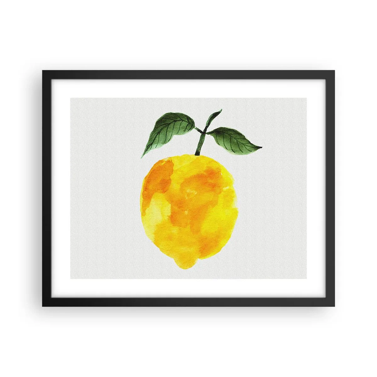 Poster in een zwarte lijst - Hoe proef je de zon? - 50x40 cm