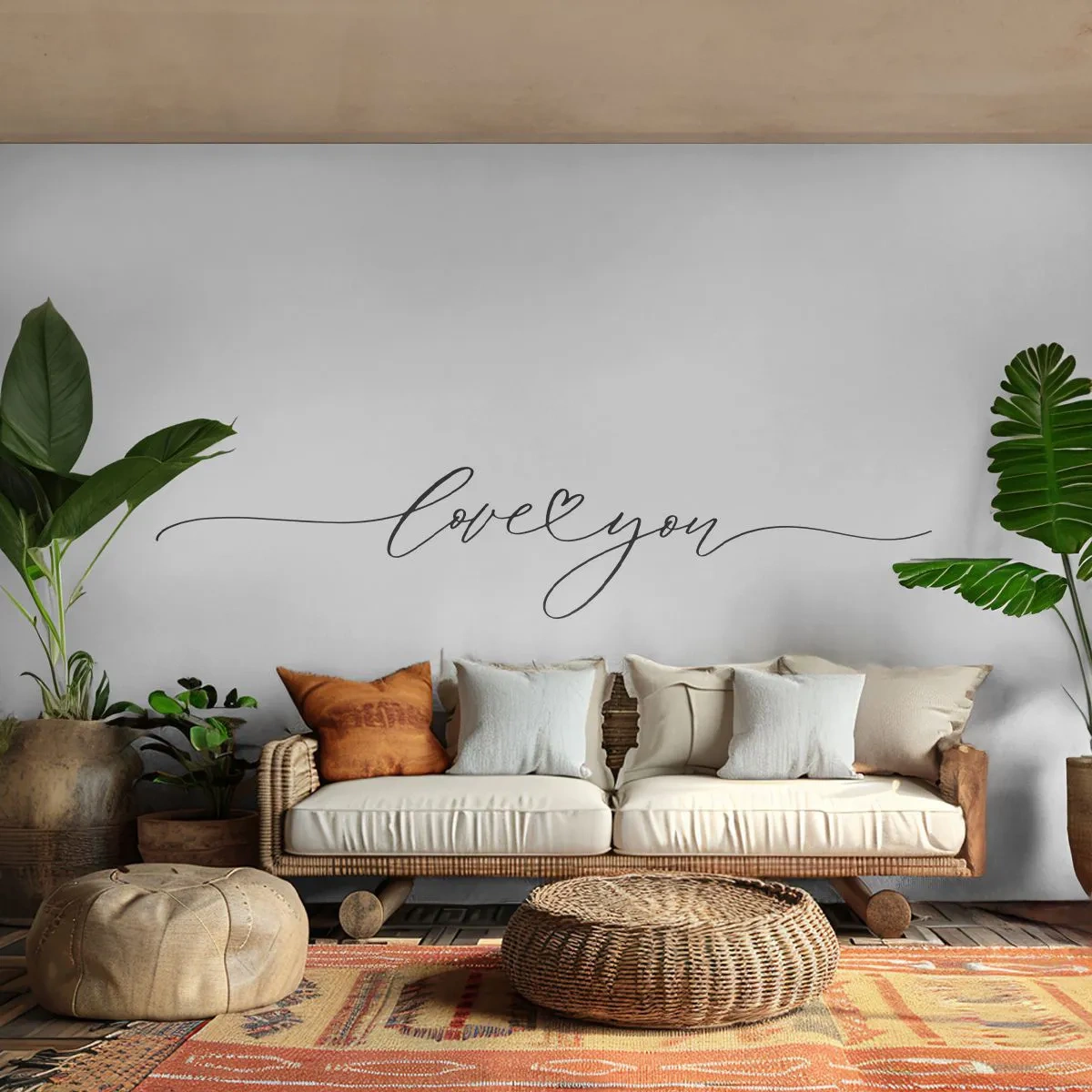 Fotobehang Standard Eco - Zwart op wit - Typografie, Bevestiging, Maxim - 350x256 cm