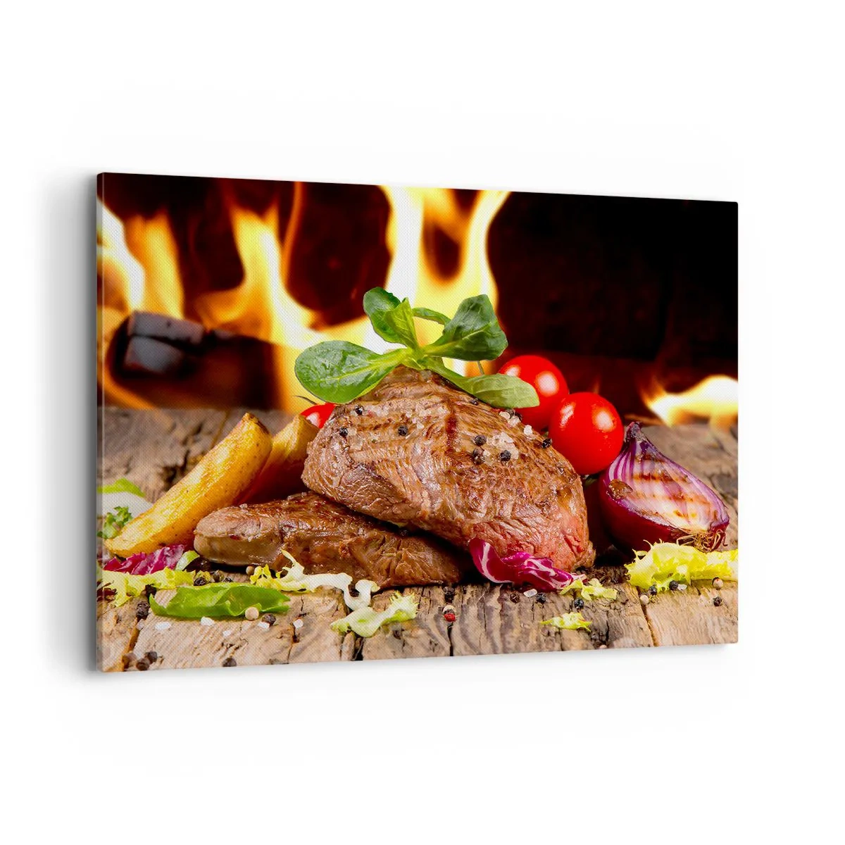 Schilderen op canvas - Opgewekt door hitte - 100x70 cm