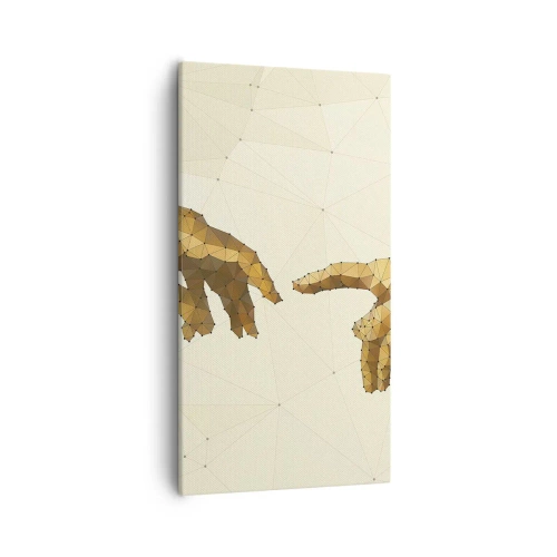 Schilderen op canvas - Goddelijke geometrie - 55x100 cm