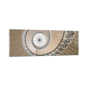 Schilderen op glas - Binnenin de schaal - 90x30 cm