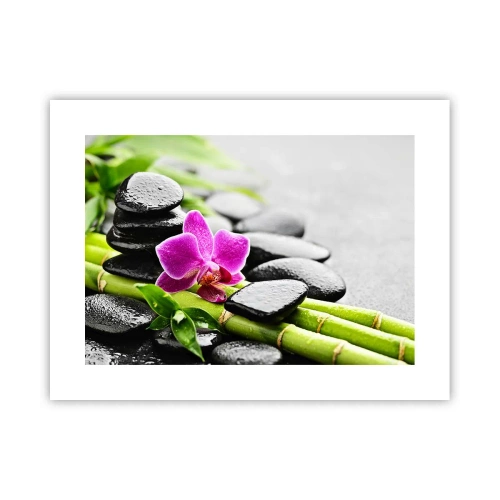 Poster - In een vrede evenwicht - 40x30 cm