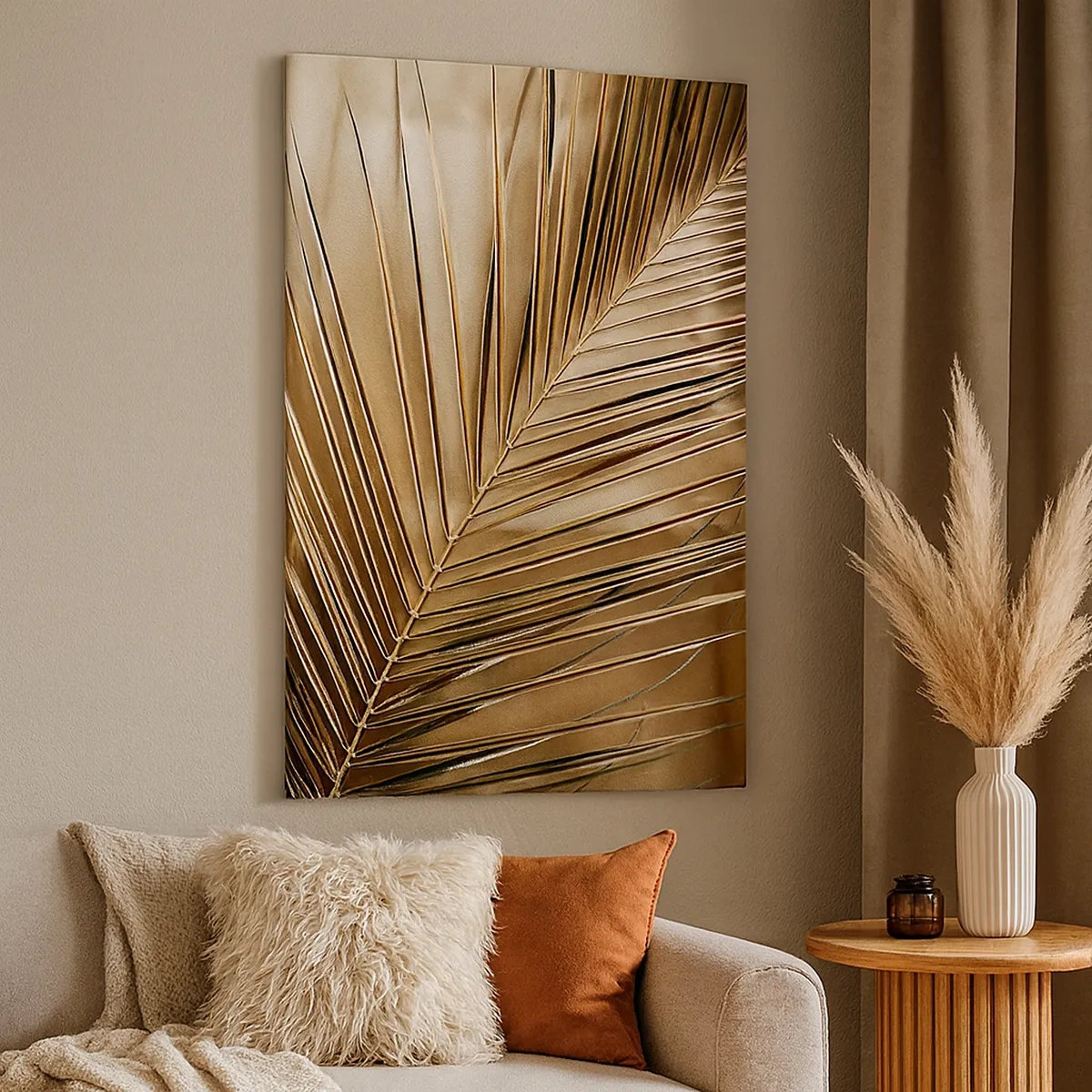 Schilderen op canvas - Natuurlijke zuilengalerij - 50x70 cm