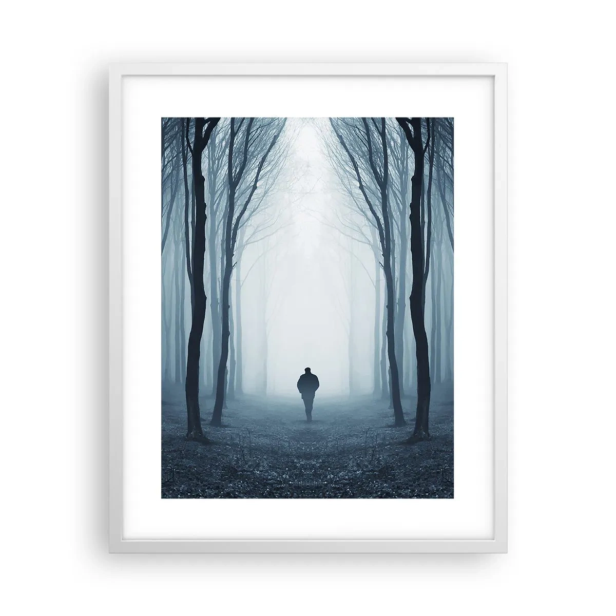 Poster in een witte lijst - En alles is eenvoudig en duidelijk - 40x50 cm