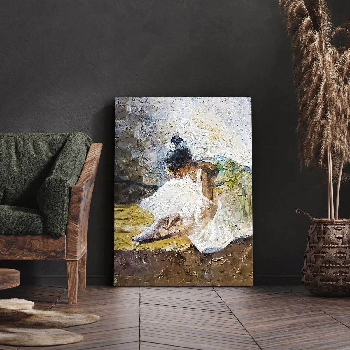 Schilderen op canvas - Naar een schilderij van Degas - 50x70 cm