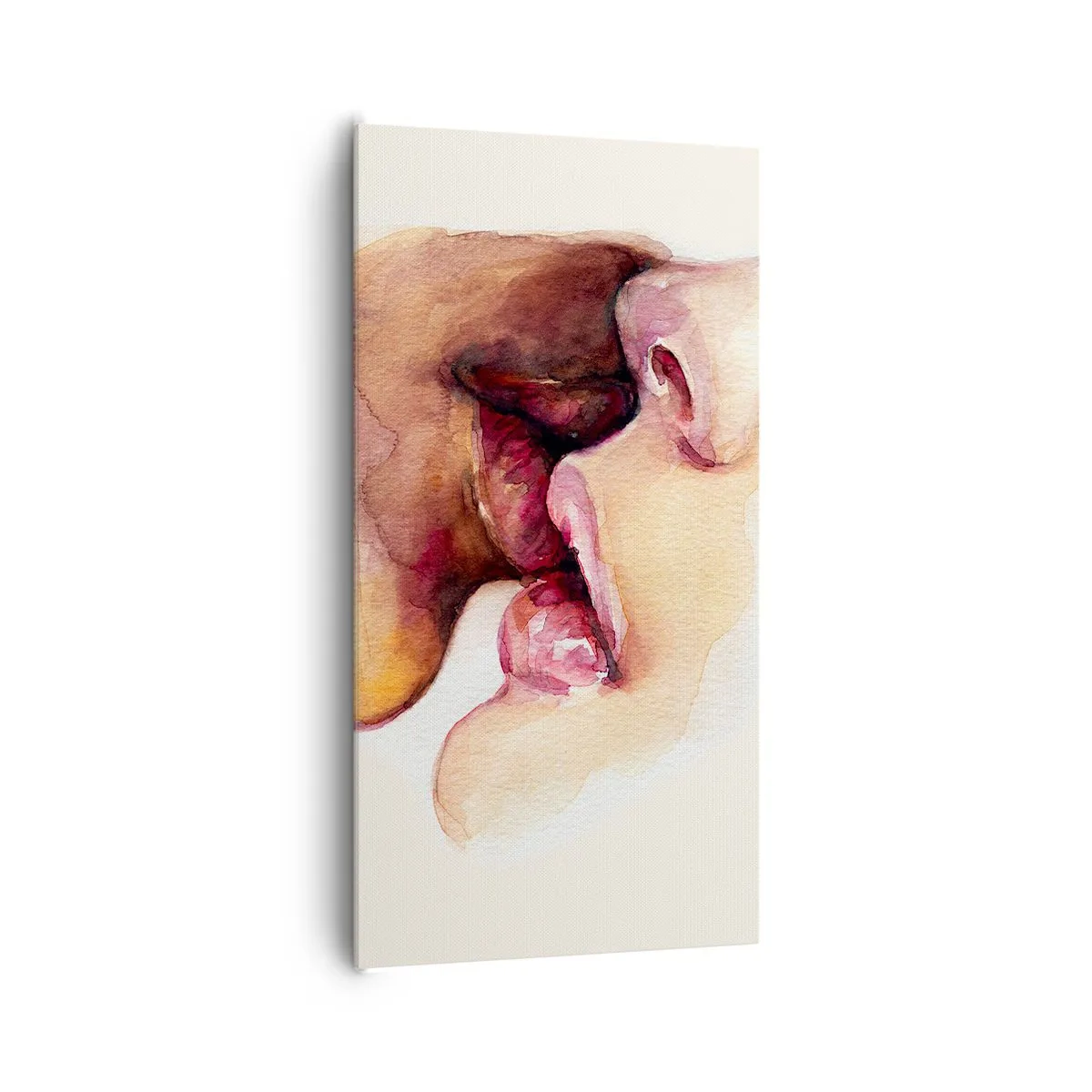 Schilderen op canvas - Zoals dag en nacht, aarde en lucht - 65x120 cm