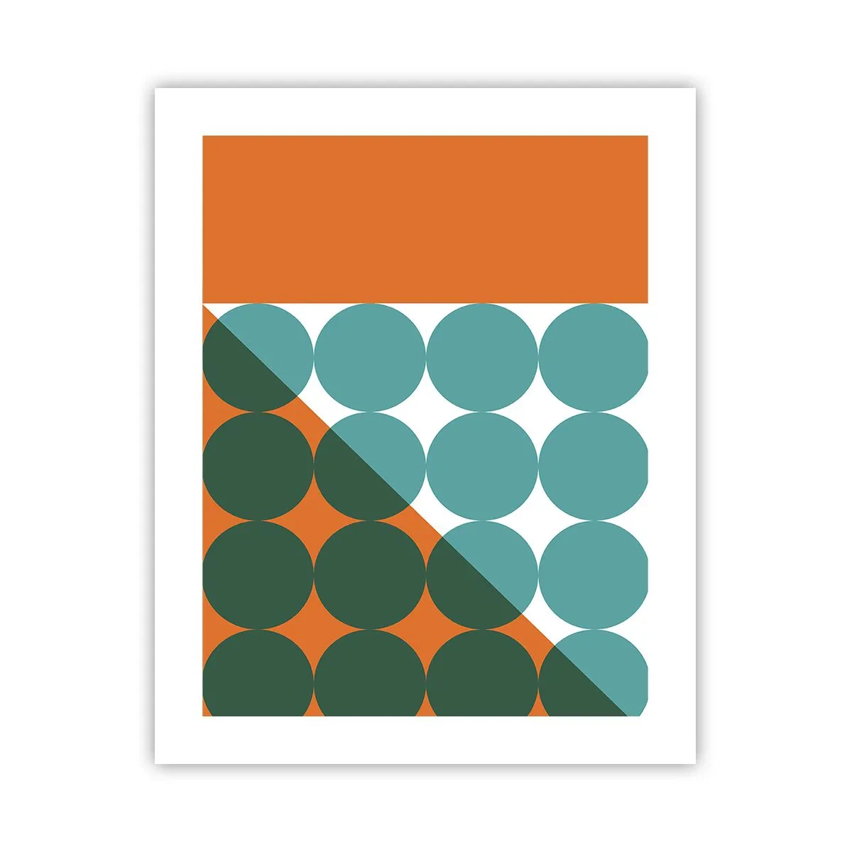 Poster - Omhoog en diagonaal - 40x50 cm