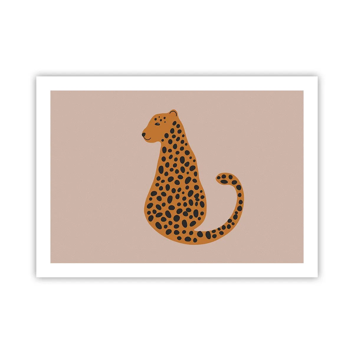 Poster - Luipaardprint is een modieus print - 70x50 cm
