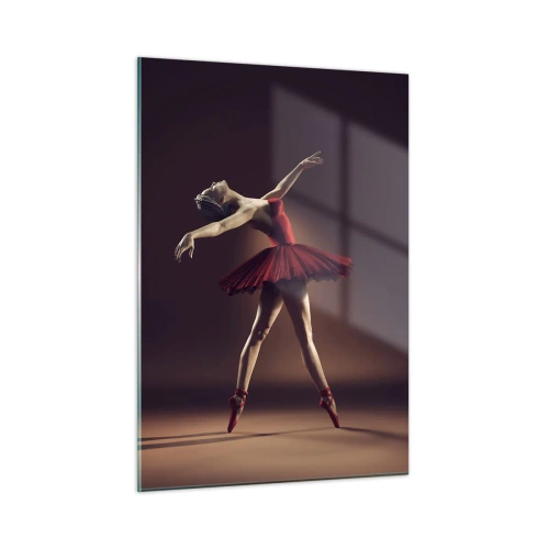 Schilderen op glas - Een prima ballerina - 50x70 cm