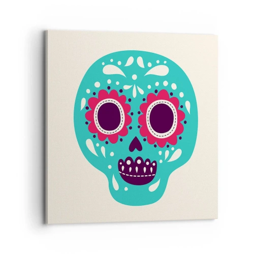 Schilderen op canvas - Leven – plezier tot de dood - 70x70 cm