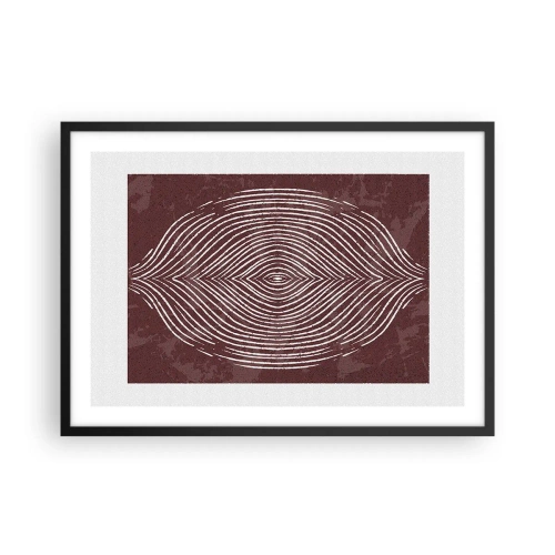 Poster in een zwarte lijst - De ruimte spreekt - 70x50 cm