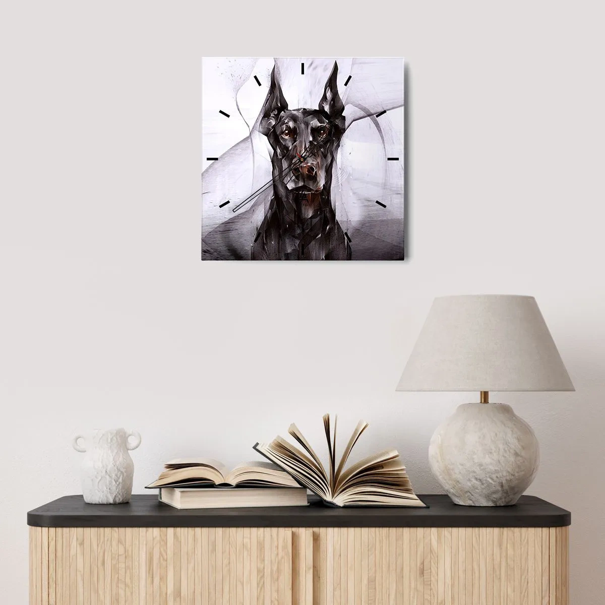 Wandklok - Klok - Hooggeboren - 40x40 cm