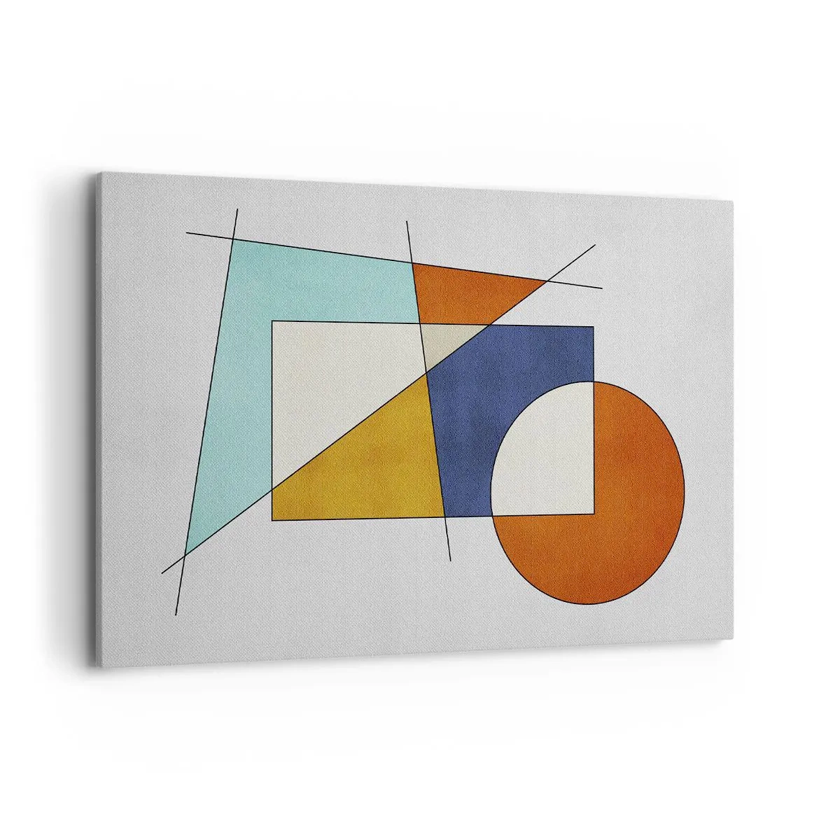 Schilderen op canvas - Abstractie: modernistisch plezier - 120x80 cm