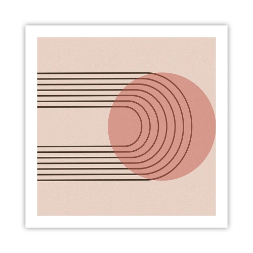 Poster - Onweerstaanbare aantrekkingskracht - 60x60 cm