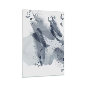 Schilderen op glas - Een onderzoek naar de aard van water - 70x100 cm