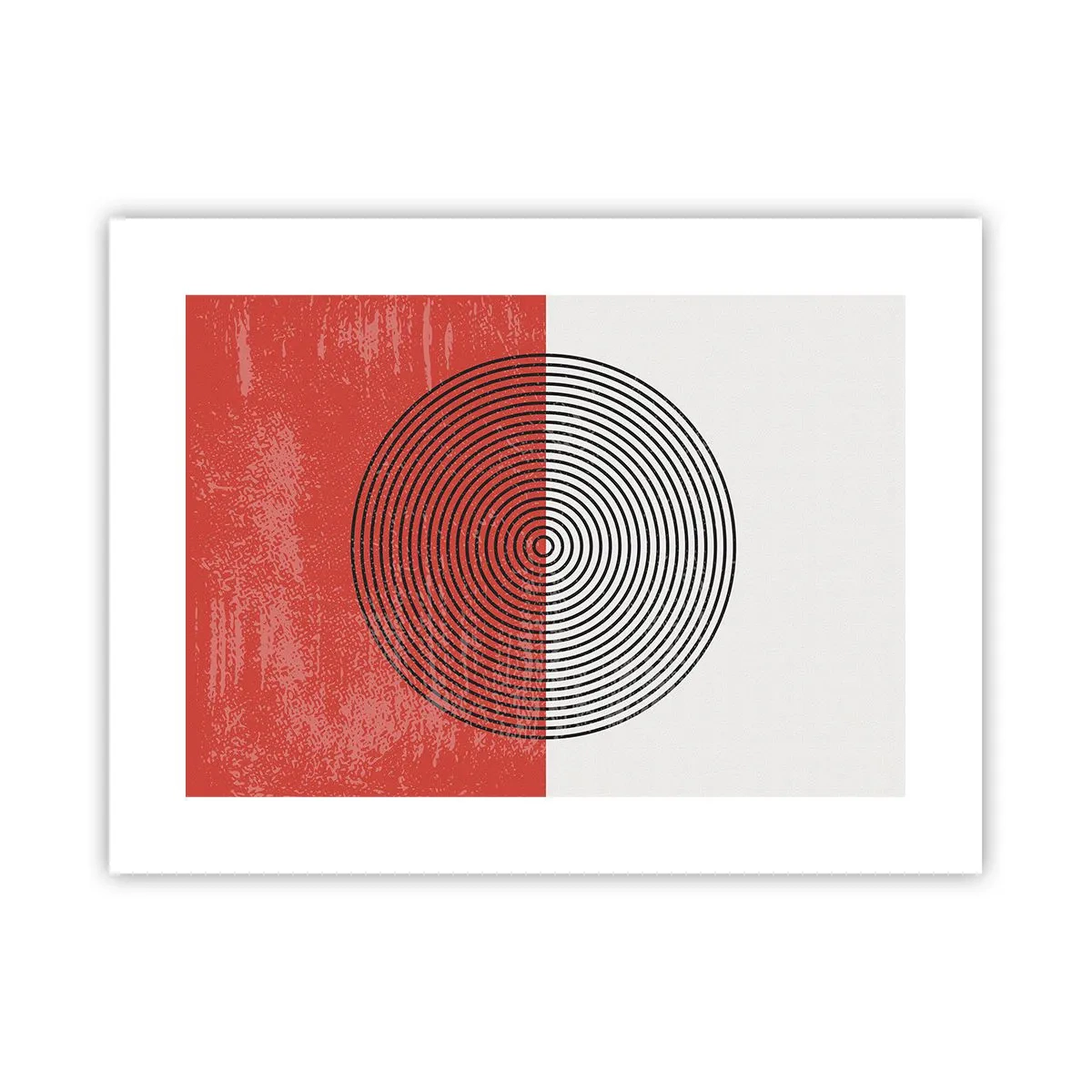 Poster - Op de kop geslagen - 40x30 cm