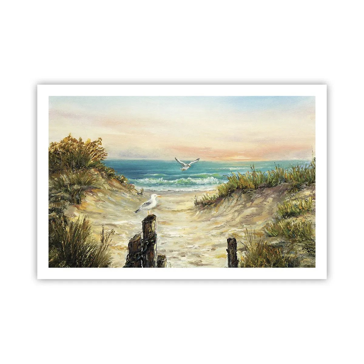 Poster - Windstille afzondering - 91x61 cm