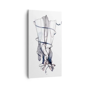 Schilderen op canvas - Touch-studie - 55x100 cm