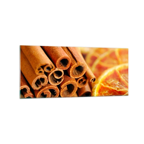 Schilderen op glas - Kun je hun geur ruiken? - 120x50 cm