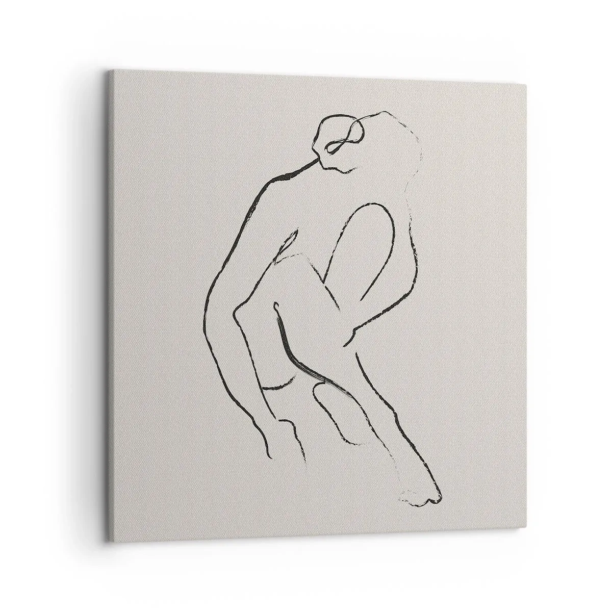 Schilderen op canvas - Intieme schets - 50x50 cm