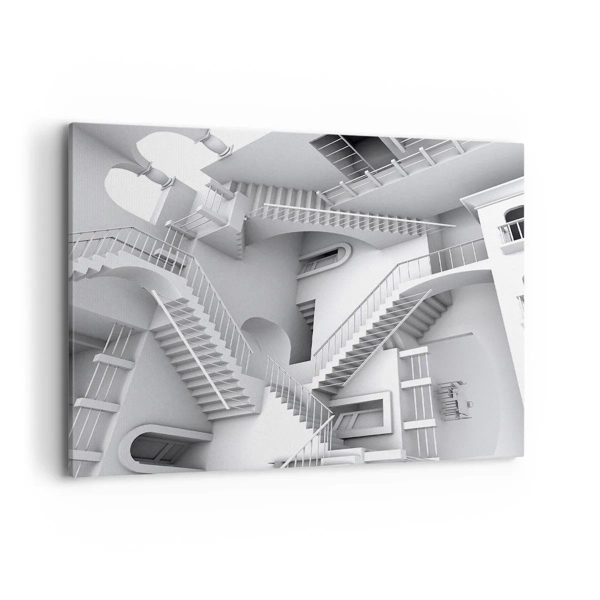 Schilderen op canvas - De paradoxen van de ruimte - 120x80 cm