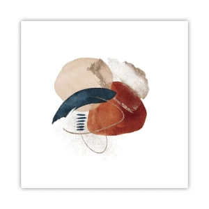 Poster - Ovale compositie - 30x30 cm