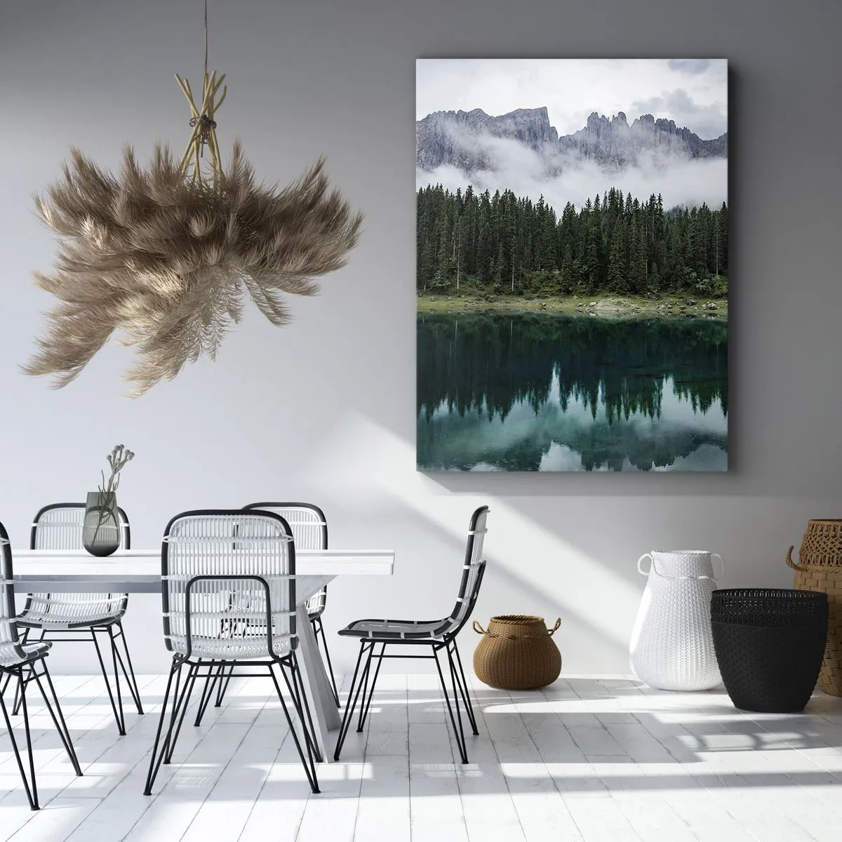 Schilderen op canvas - Stil, stil, laten we het drinkwater niet wakker maken... - 50x70 cm