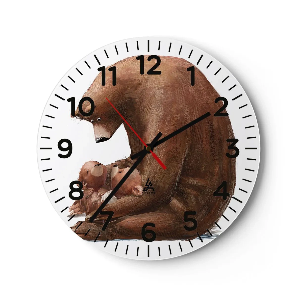 Wandklok - Klok - Zoete dromen, kinderen - 40x40 cm