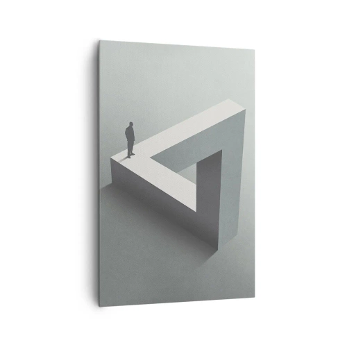 Schilderen op canvas - Maar het is toch mogelijk - 80x120 cm