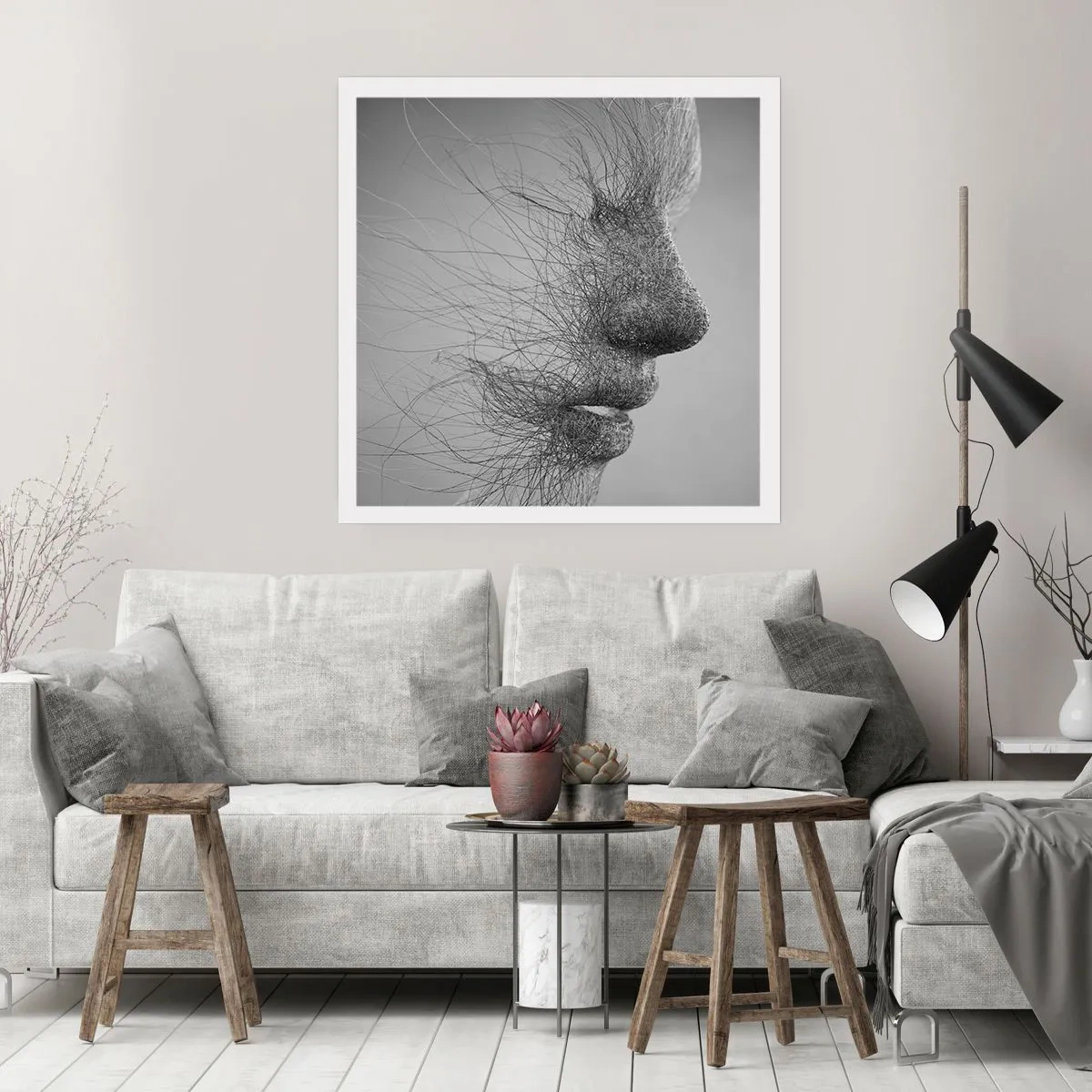 Poster - De geest van de wind - 60x60 cm