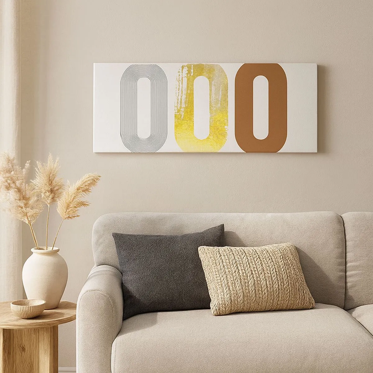 Schilderen op canvas - Oooo! - 100x40 cm
