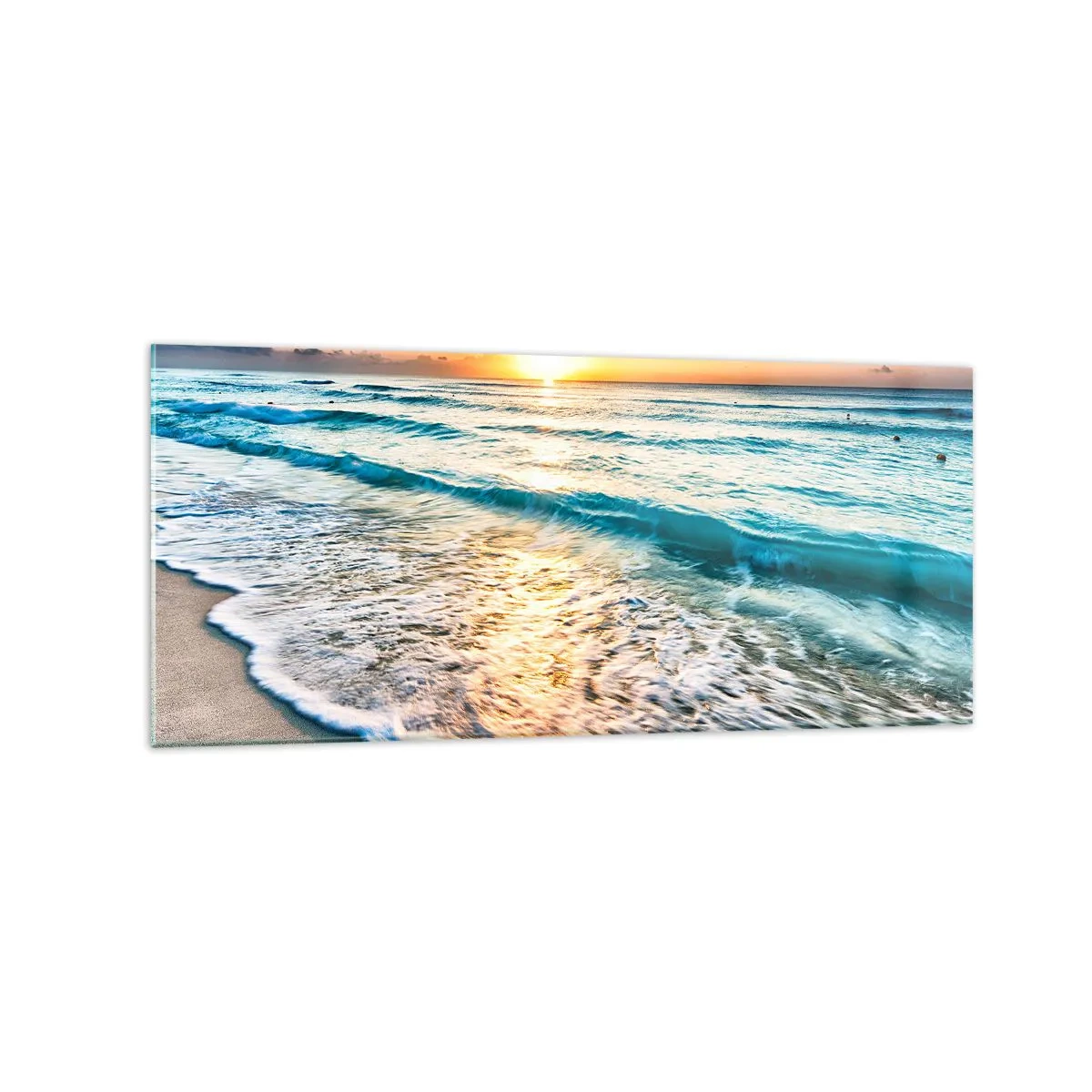 Schilderen op glas - Een uitzicht dat de moeite waard is - 120x50 cm