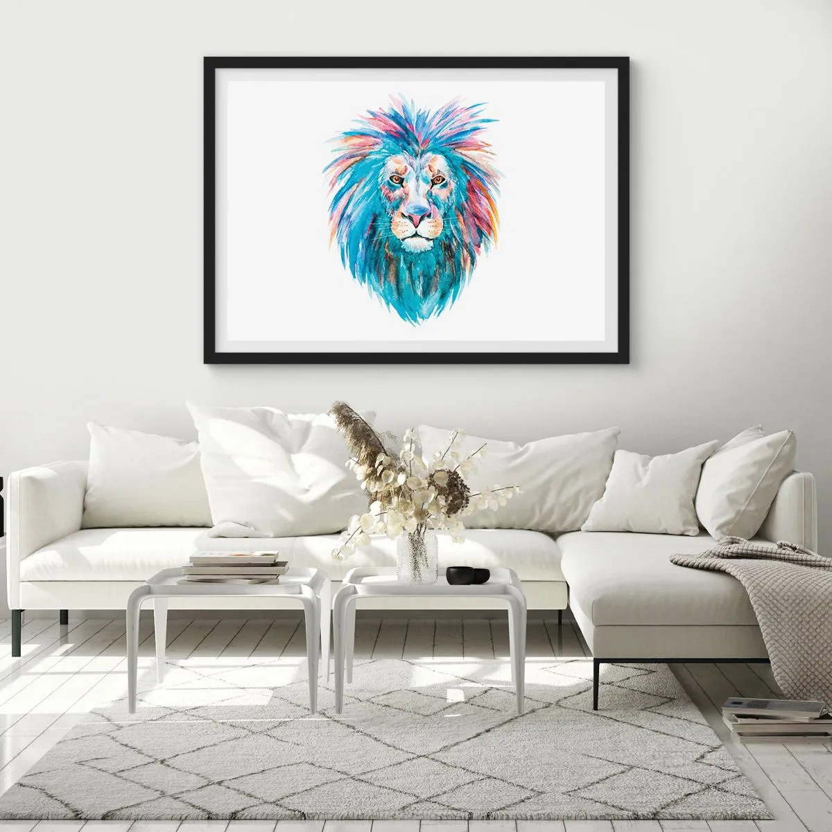 Poster in een zwarte lijst - Een opwindende uitstraling - 91x61 cm