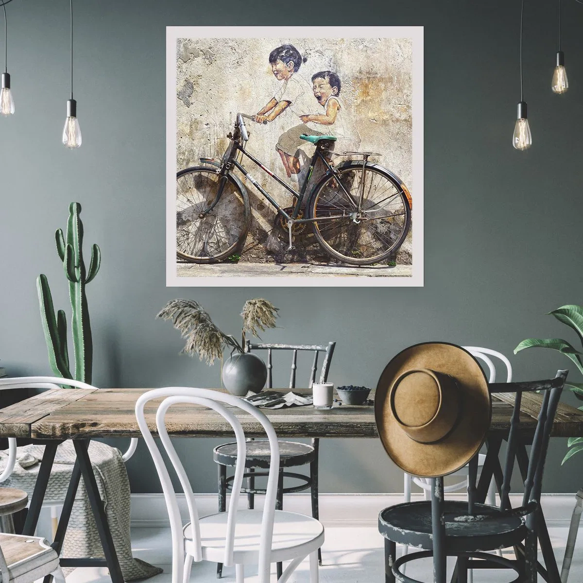 Poster - Waar of niet waar? - 50x50 cm