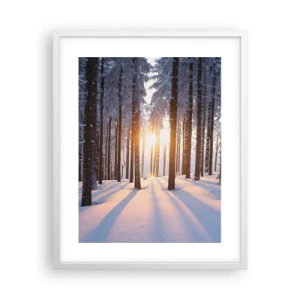 Poster in een witte lijst - Duidelijk in zwart-wit - 40x50 cm