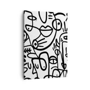 Schilderen op canvas - Gezichten en luchtspiegelingen - 50x70 cm