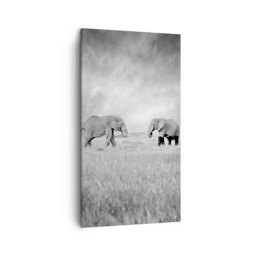 Schilderen op canvas - Grijs is mooi - 45x80 cm